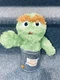 GUND Sesame Street 10" Plush Stuffed Toy Oscar the Grouch in Trash Can GO AWAY!
