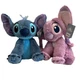 Disney Stitch and Angel 11-14" Plush Large Stuffed Toy Disneyland Lilo Stitch