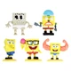 Nickelodeon SpongeBob SquarePants Mini 2.5" Figures 5-PCS Set Just Play New