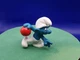 Smurfs 20051 Bowler Smurf Bowling Ball Figurine Vtg 1979 Figure Schleich Peyo