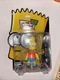 The Simpsons Mania Series 3" Qee Bart Simpson Key Chain - Normal Bart