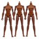 Figures Toy Company Set of 3 Deluxe Female 8 Inch Articulated Brown African A...