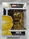 Marvel Studios - The First Ten Years #379 Gold Chrome Hulk Funko Pop! 