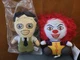 Texas Chainsaw Massacre Plush 8" Leatherface Loot Crate & IT Clown Toy Factory