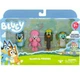 BLUEY - Bluey Friends Family Toy Mini Figures Bluey Snickers Coco Honey  4 Pack 
