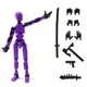 PURPLE Titan 13 T13 Action Figure 3D Printed Movable Nova Lucky 13 Robot Model