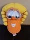 RARE 1999 Fisher Price VEGGIE TALES Plush Toys Rattle Googly Eyes Laura Carrot