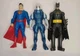 Mattel DC Comics  Mr.Freeze, Batman, Superman Figures Lot Of 3