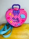 Mattel 2019 Polly Pocket Tiny Is Mighty Theme Park Backpack Pink Heart Carrycase