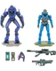 HALO UNSC Checkpoint w/ Spartan Gungir and Elite Mercenary Action Figure Set New
