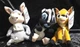 Disney Store Plush Beanie Stuffed Animal Lot of 3 - Thumper, Bambi ,Etc