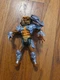 Vintage 1993 Predator Action Figure Kenner Toy Cracked Tusk With Pulse Canon
