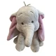 Disney Parks Disney Babies Dumbo Plush Stuffed Animal Toy Gray Pink Elephant 11&rdquo;