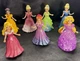 Disney Princesses Polly Pocket Style Glitter Glider Magiclip Dress Set Of 14