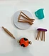 Zuru Mini Brands HOME - Masterchef Casserole ULTRA RARE, table, pitcher, stool