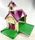 PLAYSKOOL Barney the Purple Dinosaur School House Play Set 1993 Lyons Group