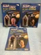 Star Trek The Next Generation GALOOB  LOT of 3 1988 Action Figures NEW(st13#2)