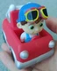3.5" COCOMELON TomTom Fire Truck Free-Wheeling Mini Figure Vehicle Toy Truck 