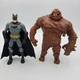 DC COMICS Mattel Total Heroes Batman W/ Villain Clayface Action Figure Rare Item