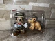 Disney Eaglemoss Animal World Safari Mickey Mouse & Milo The Lion Cub Figures