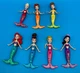 Disney Princess The Little Mermaid Ariel & her sisters - 7 dolls 4" mini Hasbro