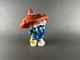 Peyo Schleich Grouchy Smurf Mushroom Umbrella Figure 20118 Vintage 1979 Red