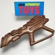 Vtg Aliens Vs Predator Renegade Predator GUN Kenner brown weapon accessory part