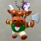 1995 Banpresto Puyo Puyo Minotauros Minotaur Swing Mascot Keychain Figure Japan