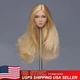 US YMTOYS YMT029C 1/6 Female Head Sculpt Long Blonde Hair For 12" Action Figure