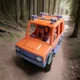 Bluey Heeler Jeep 4WD FAMILY VEHICLE CAR By Moose Toys Car Orange