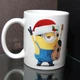Minions Despicable Me Christmas Coffee Mug Universal Studios Holiday Mug Gift