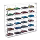 Acrylic Display Case for Hot Wheels Storage 1/64 Scale, 6 Levels 24 Slots Toy...