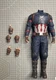 1/6 Body Figure Hands Hot Toys HT Avengers Endgame Captain America HT MMS536 New