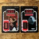 2 Star Wars Props on Custom Kenner Cardbacks: Death Star II + Jabba's Sail Barge