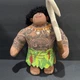 Disney Movie Moana Plush 9" Maui With Fish Hook Attached Stuffed Doll Tattoos