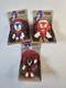 Jakks Sonic the Hedgehog 2 1/2" Sonic Knuckles Shadow Christmas Holiday Figure