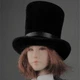 Top Hat 1/6 Scale Accessories 12" Male Female Model Action Figure Gentleman Toy