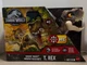 Mattel Jurassic World RC Dinosaur Toy, Roarin&rsquo; Frenzy T Rex Dino with Sound & 2