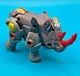 2005 Transformers Backstop Hasbro Takara Rhino Rhinoceros - Very Good Condition