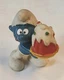 "CAKE BAKER SMURF" - VTG - 1978 - 2" Figure by Peyo Schleich Smurfs