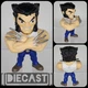 Marvel X Men Metals Die Cast Logan Wolverine Loot Crate Exclusive Figure - LOOSE