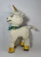 VTG 1991 Acme Unicorn Plush White Gold Sparkle 90s Lisa Frank Era Stuffed Animal