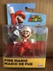 Super Mario Bros. Fire Mario 2.5 inch  Figurine - Jakks Pacific - NEW!