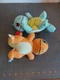 Pok&eacute;mon Charmander + Squirtle Plush 7" Toy Factory Stuffed Animal Official