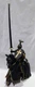 Retired 2003 Schleich World of Knights Black Knight Mounted Jousting Sword 70032