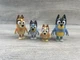 Bluey Bingo Mom Dad Moose Toys figures lot Set