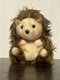 Aurora Merry Hedgehog Plush 5&rdquo; Shaggy Brown Blushing Cheeks Stuffed Animal Toy 