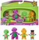 FISHER PRICE Barney's World: Barney Hey Friends Figure 4-Pack Action Figures NEW