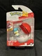 NEW Jazwares PKW3630 Pokemon Clip 'N' Go QUAXLY + POKE BALL Battle Figure Toy