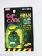   INCREDIIBLE HULK  MARVEL 2003 CLIP CLOCK  HEAD IS APPROX. 2" TALL